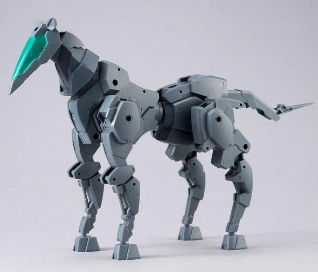 Bandai 2696196 1/144 30MM Extended Armament Vehicle (Horse Mecha (Dark Grey) "30 Minutes Missions"