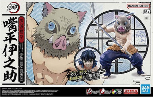 Bandai 2701588 Demon Slayer Hashibira Inosuke Model Kit