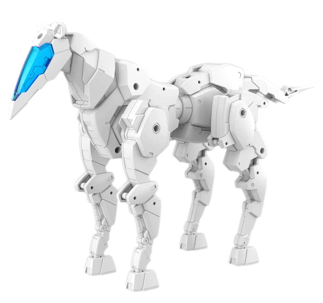 Bandai 2715312 1/144 30MM Extended Armament Vehicle (Horse Mecha (White) "30 Minutes Missions"
