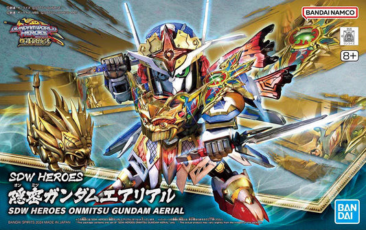 Bandai 2717094 SD World Heroes #35 Onmitsu Aerial Gundam Mobile Suit