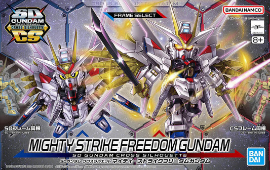 Bandai 2723582 SD Cross Silhouette Mighty Strike Freedom Gundam Mobile Suit (Gundam SEED)