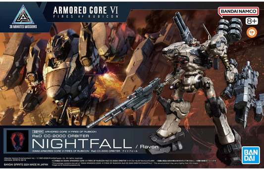 Bandai 2724573 30MM Armored Core VI Fires of Rubicon RaD CC-2000 Orbiter Nightfall