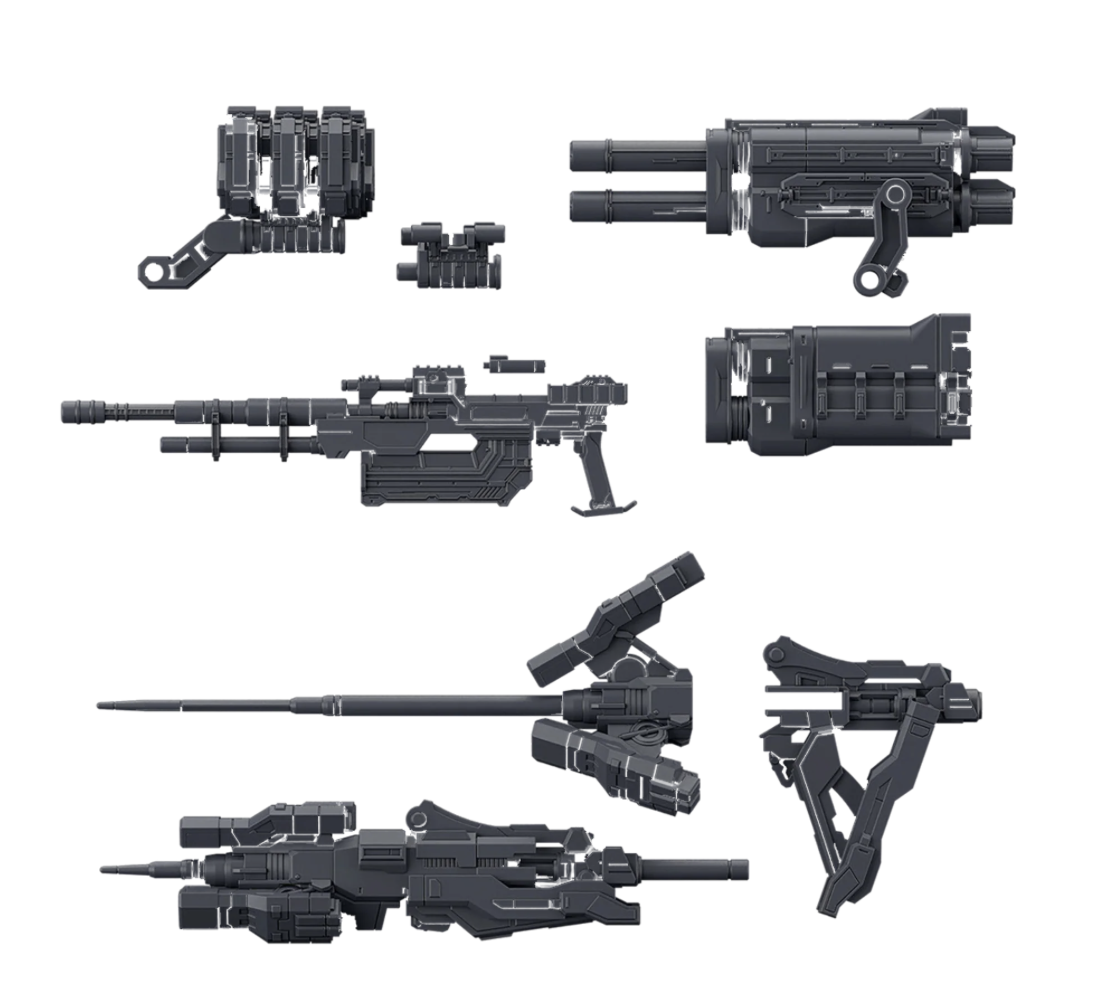 Bandai 2724575 30MM Option Parts Set #02 Weapon Accessories Armored Core VI Fires of Rubicon "30 Minutes Missions"