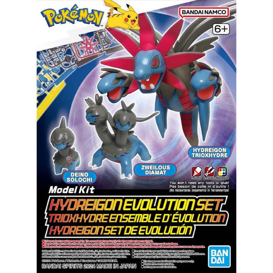 Bandai 2730251 Pokemon Hydreigon Evolution Set Model Kit