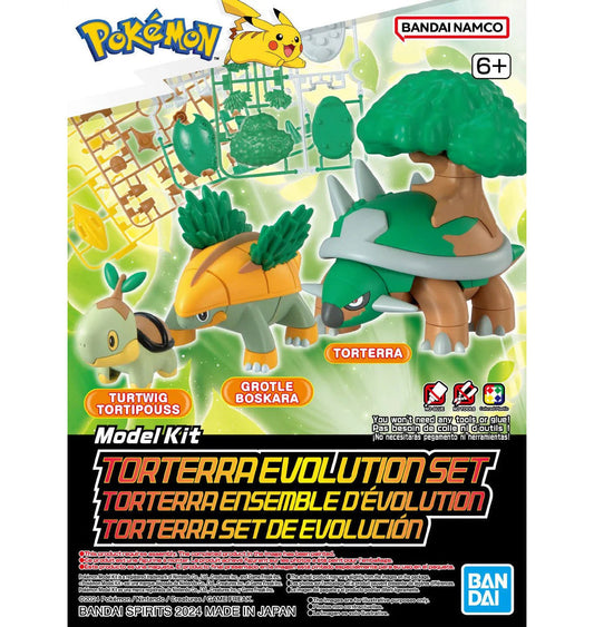 Bandai 2730257 Pokemon Torterra Evolution Set Model Kit