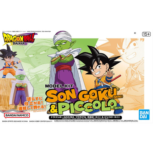 Bandai 2750938 Dragon Ball Z - Daima Son Goku & Piccolo Mini Model Kit