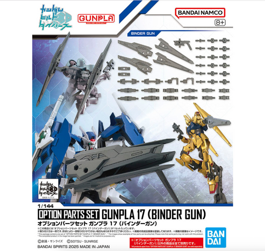 Bandai 2762141 Option Parts Set Gunpla 17 (Binder Gun)