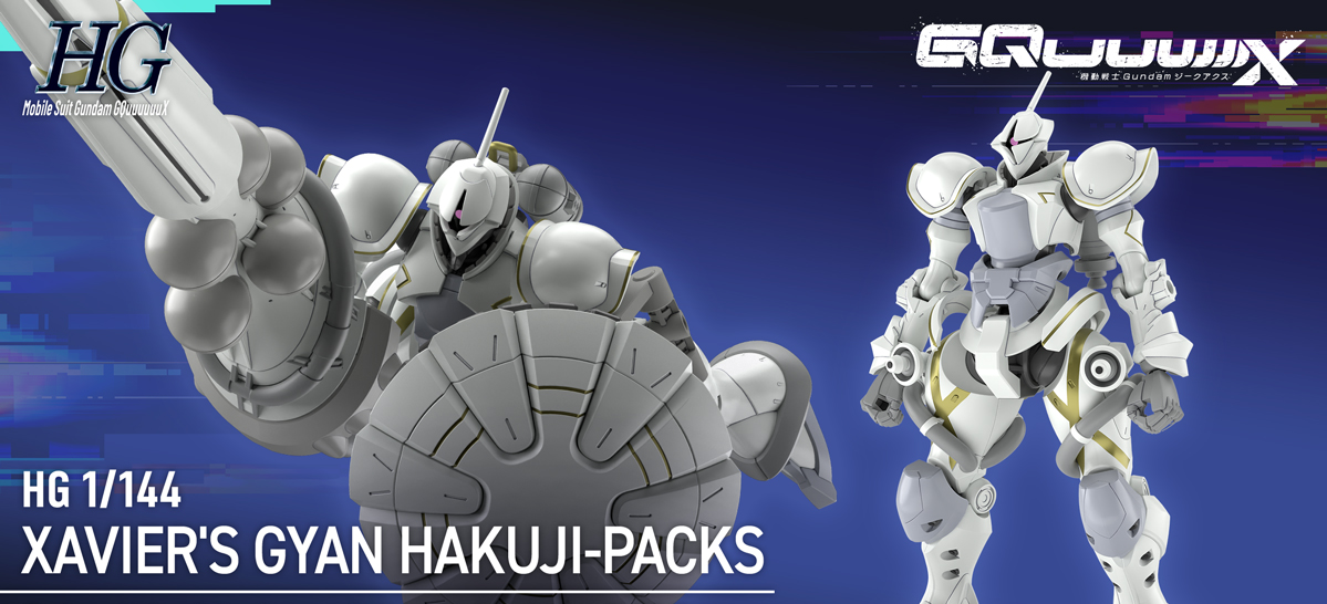 Bandai 2773793 1/144 HG GQuuuuuuX #07 Xavier's Gyan Hakuji-Packs Mobile Suit Gundam