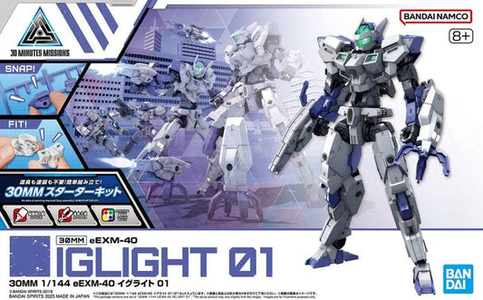 Bandai 2773797 1/144 30MM eEXM-40 IGLIGHT 01 "30 Minutes Missions"