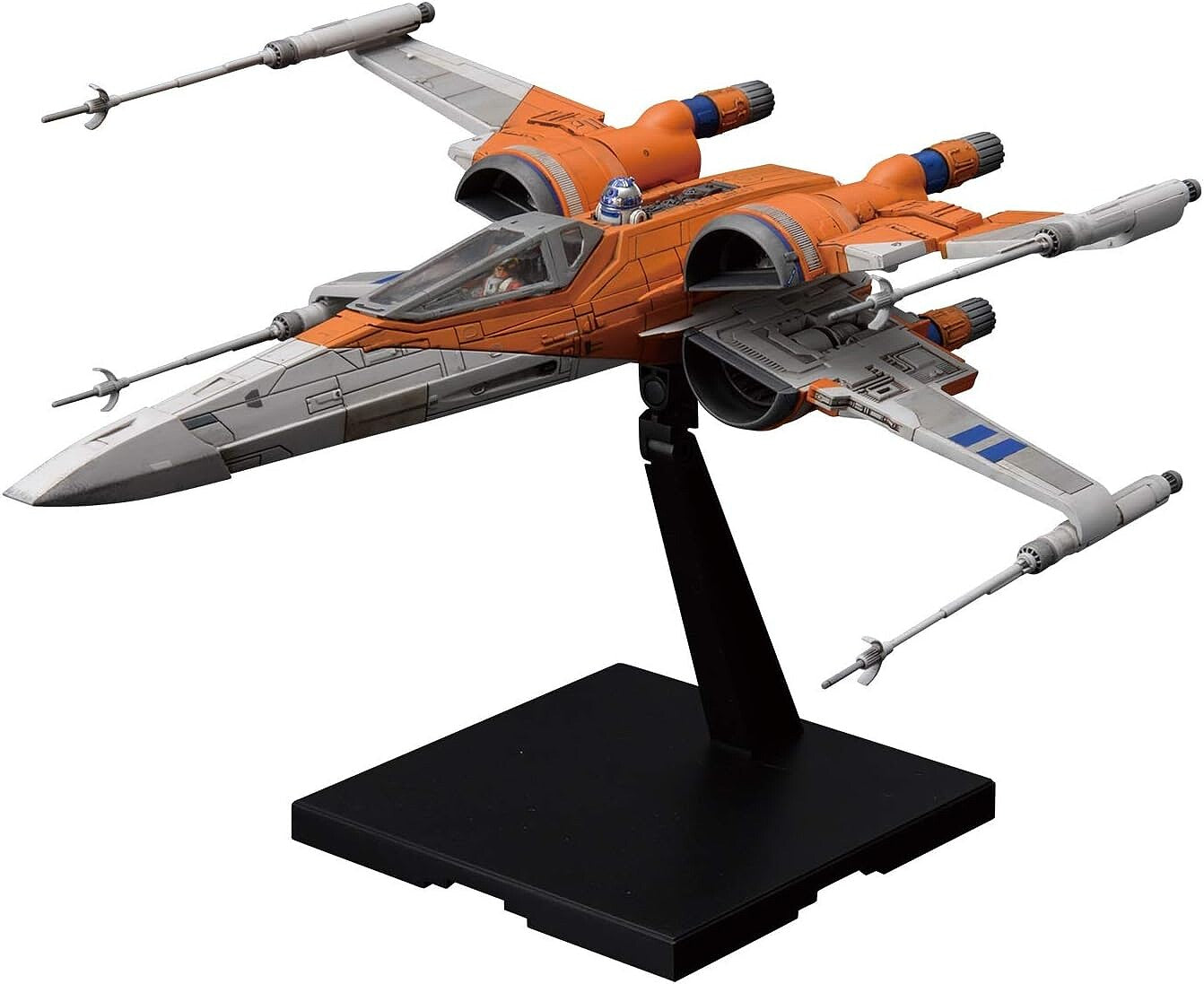 Bandai 2482315/5058312 1/72 Star Wars Poe's X-Wing Fighter Model Kit