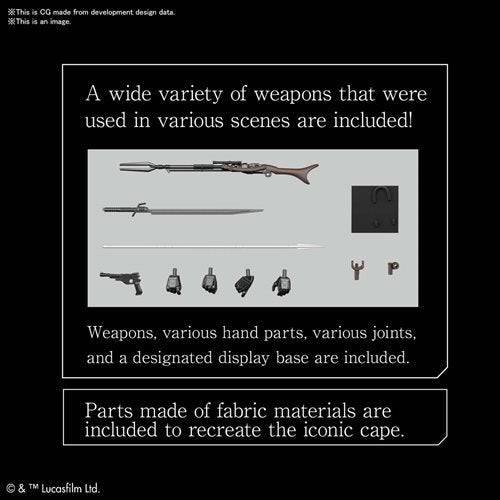 Bandai Star Wars: The Mandalorian 1:12 Scale Model Kit - Choose your Kit