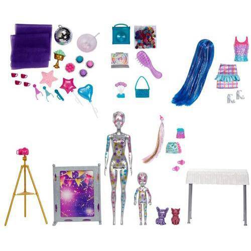 Barbie Color Reveal Surprise Party Dolls and Accessories