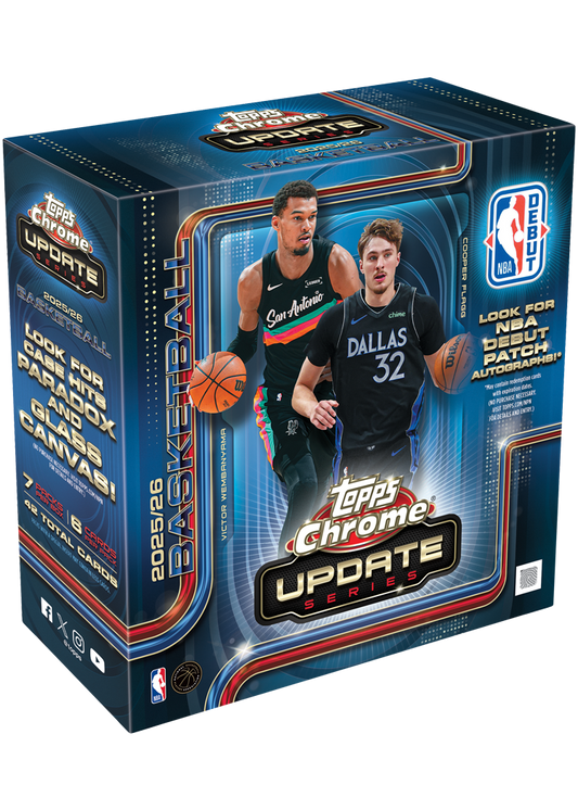 2025-26 Topps Chrome Updates Basketball Mega Box