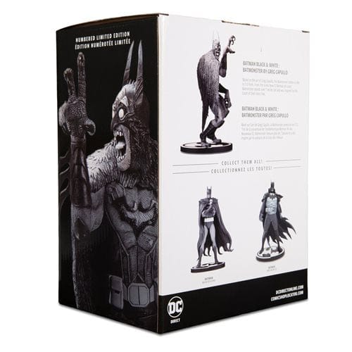Batman Black and White Batmonster by Greg Capullo Statue - Golden Apple Comics
