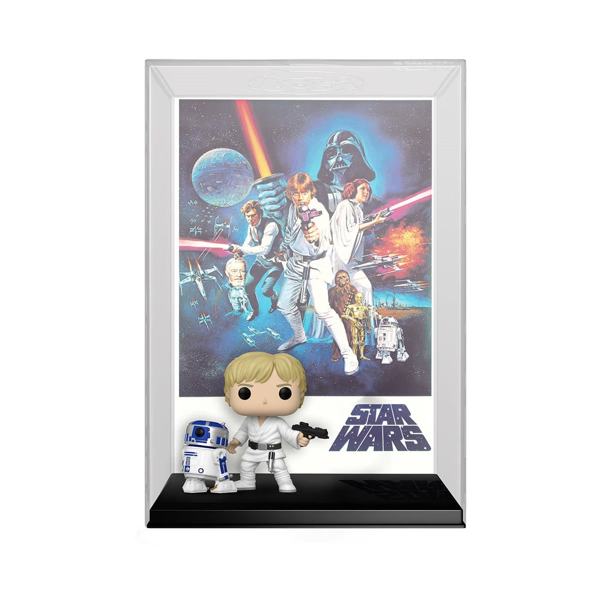 Star Wars™ Movie Poster Luke Skywalker with R2-D2 Pop!