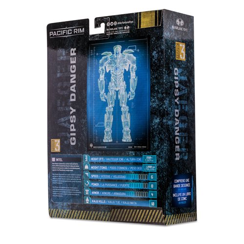 McFarlane Toys Pacific Rim Jaeger Wave 1 4-Inch Scale Action Figure with Comic Book - Choose a Figure