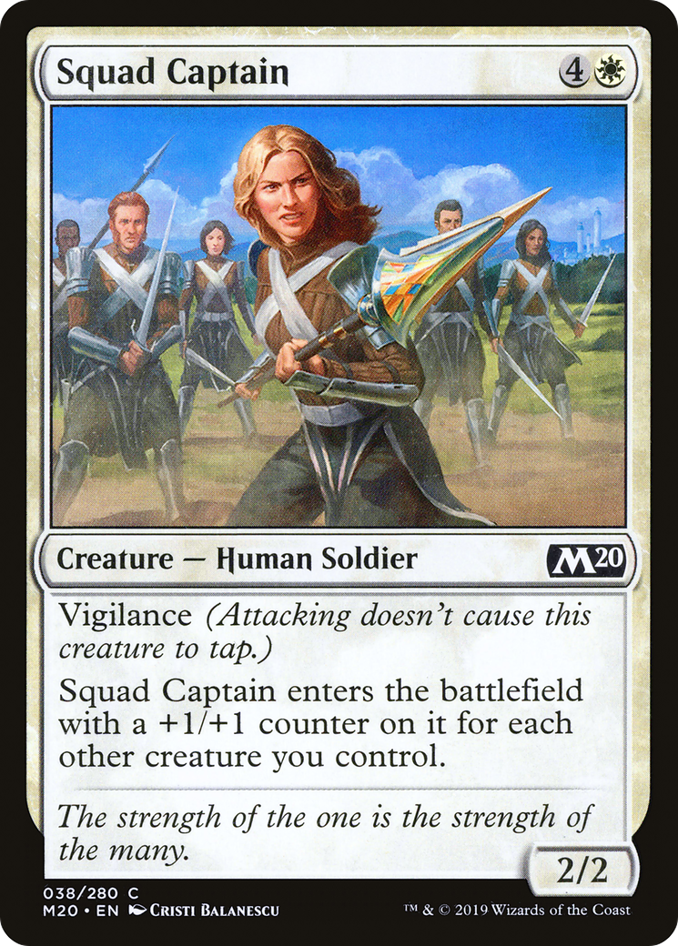 Squad Captain (M20-038) - Core Set 2020