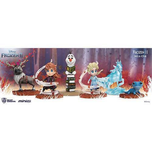 Beast Kingdom Frozen II - Elsa, Anna, Fire Spirit, the Nokk, Oalf - Mini Egg Attack Series MEA-014 6-Piece Figure Set