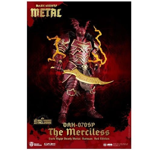 Beast Kingdom SDCC 2022 DK Death DAH-070SP Batman Merciless Red PX Action Figure