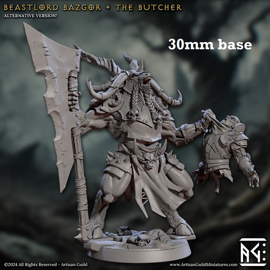 Beastlord Bazgor, the Butcher (Male Capra Warlord)