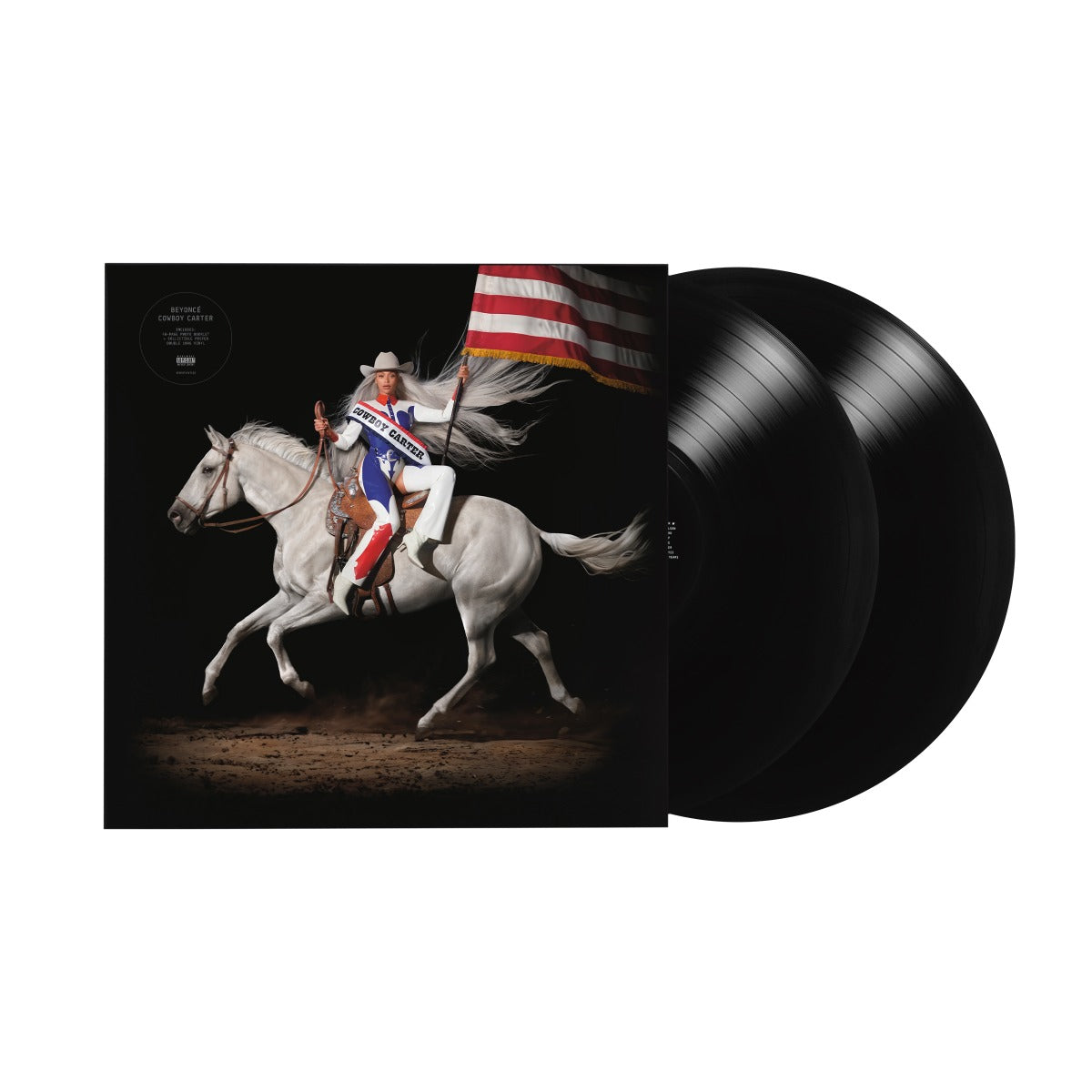 Beyonce Cowboy Carter Official Vinyl [Explicit Content] (180 Gram Vinyl, Booklet, Poster) (2 Lp's) [Vinyl]