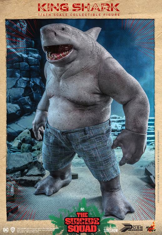 Suicide Squad King Shark Hot Toys 1:6 Action Figure DC Sideshow NIB