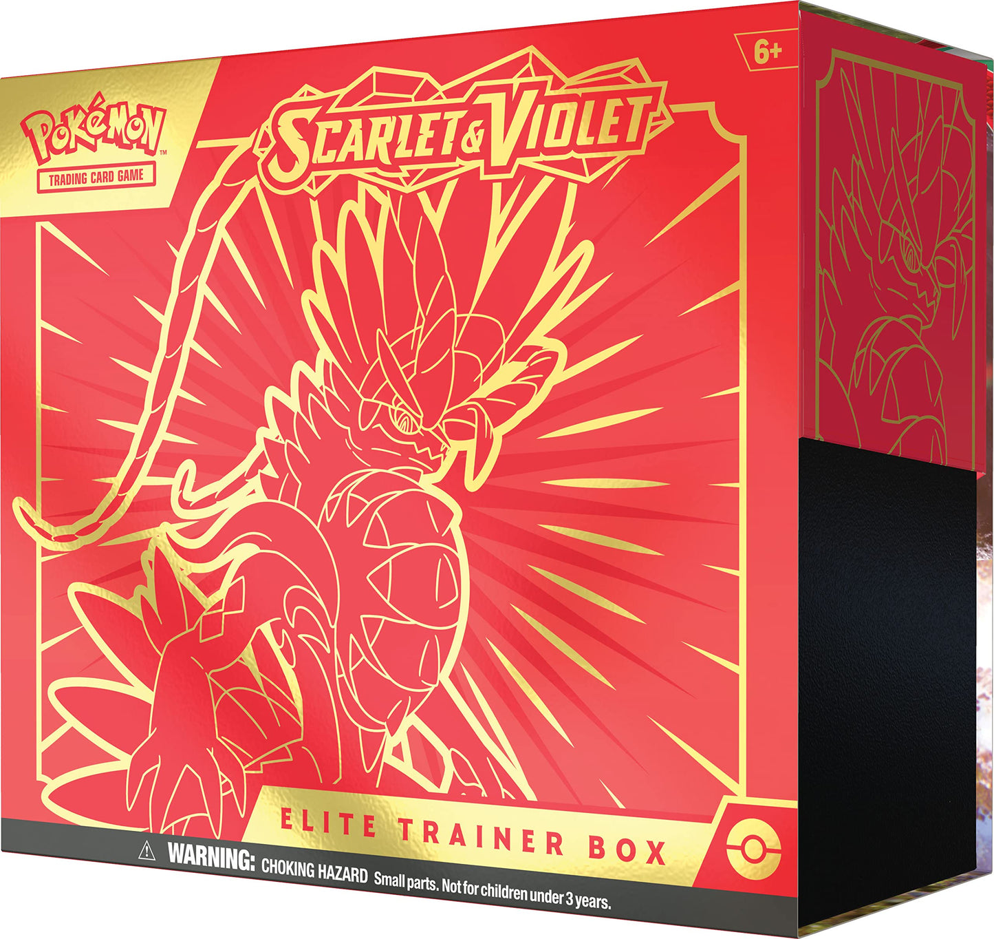 Pokémon TCG: Scarlet & Violet Elite Trainer Box - Koraidon Red (1 Full Art Promo Card, 9 Boosters and Premium Accessories)