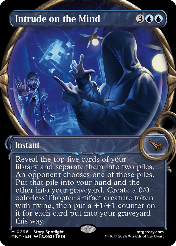 Intrude on the Mind (MKM-296) - Murders at Karlov Manor: (Showcase) Foil