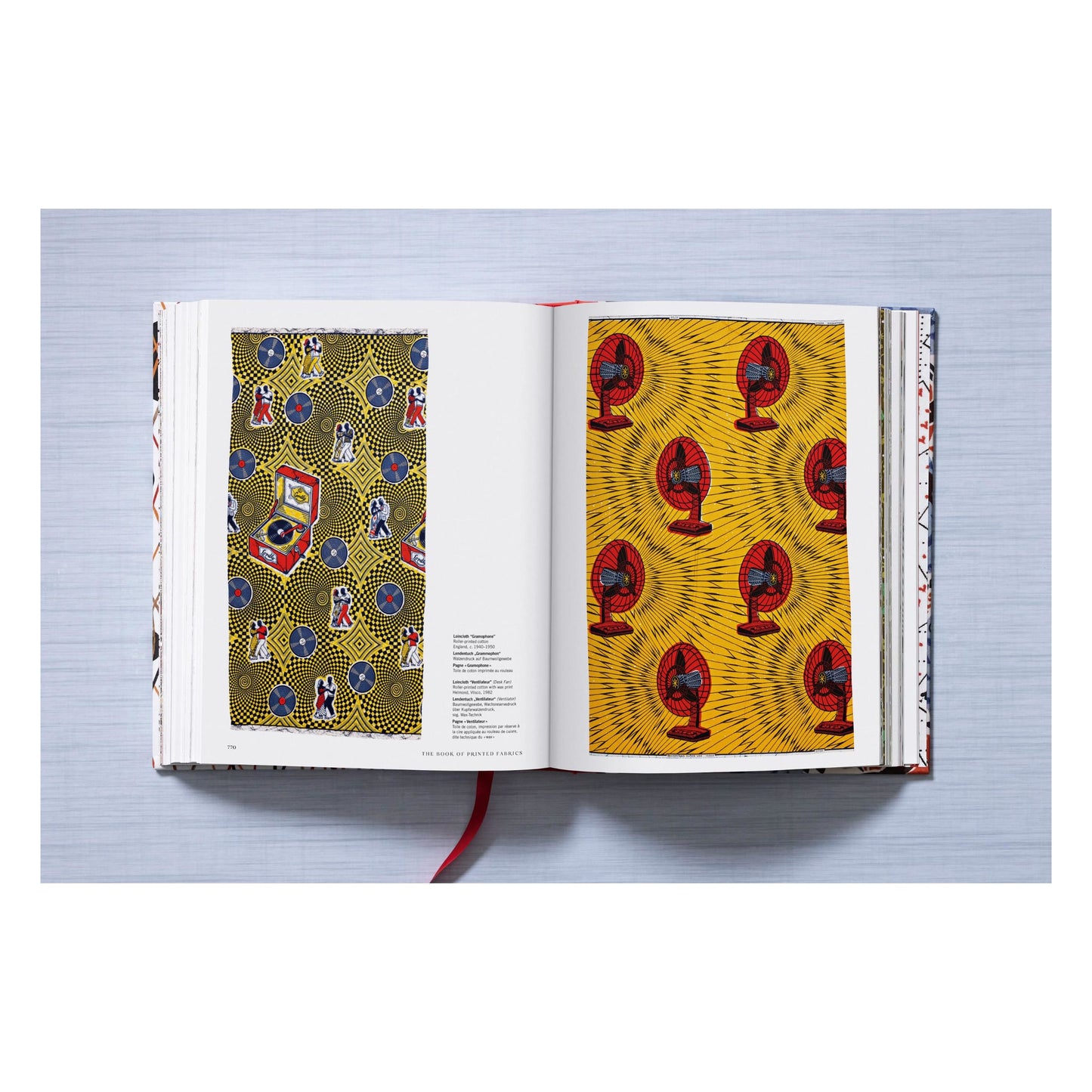 Printed Fabrics. From the 16th century until today (German, French, English)