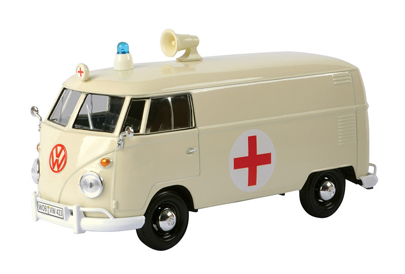 Motormax 79565 1/24 Scale Ambulance - Volkswagen Type 2 T1 Van - Golden Apple Comics