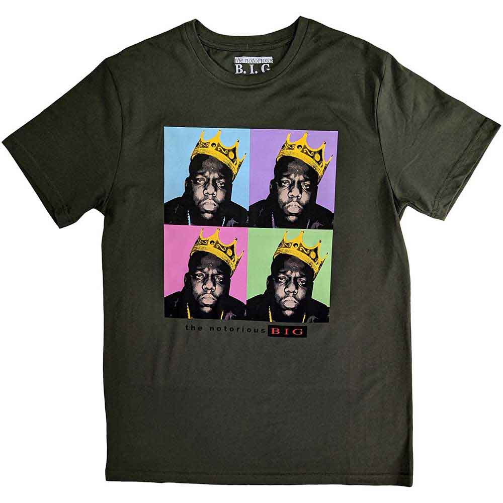 Biggie Smalls Crown Pop Art [T-Shirt] - Golden Apple Comics