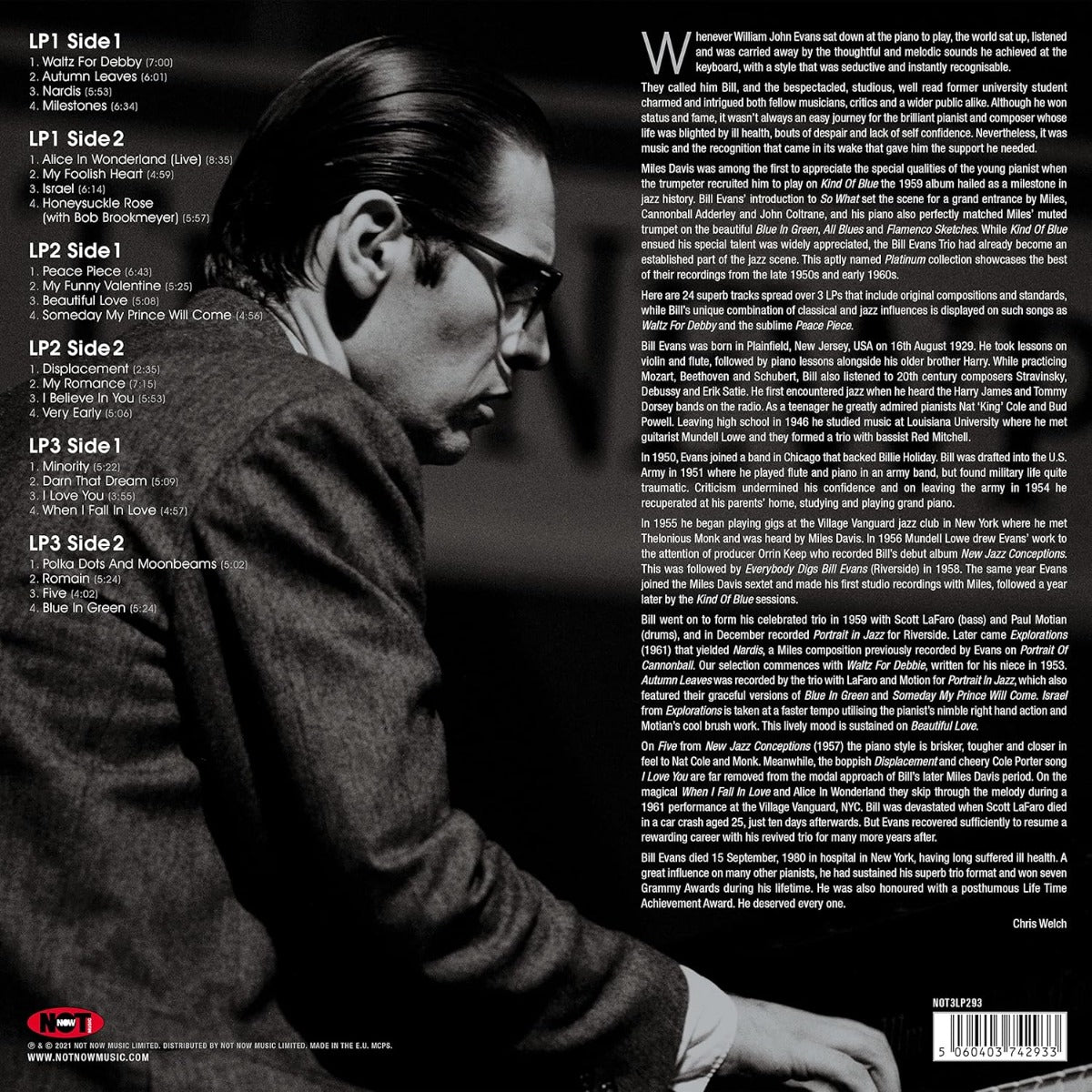 Bill Evans - Platinum Jazz (Silver Vinyl) [Import] (3 Lp's) [Vinyl]