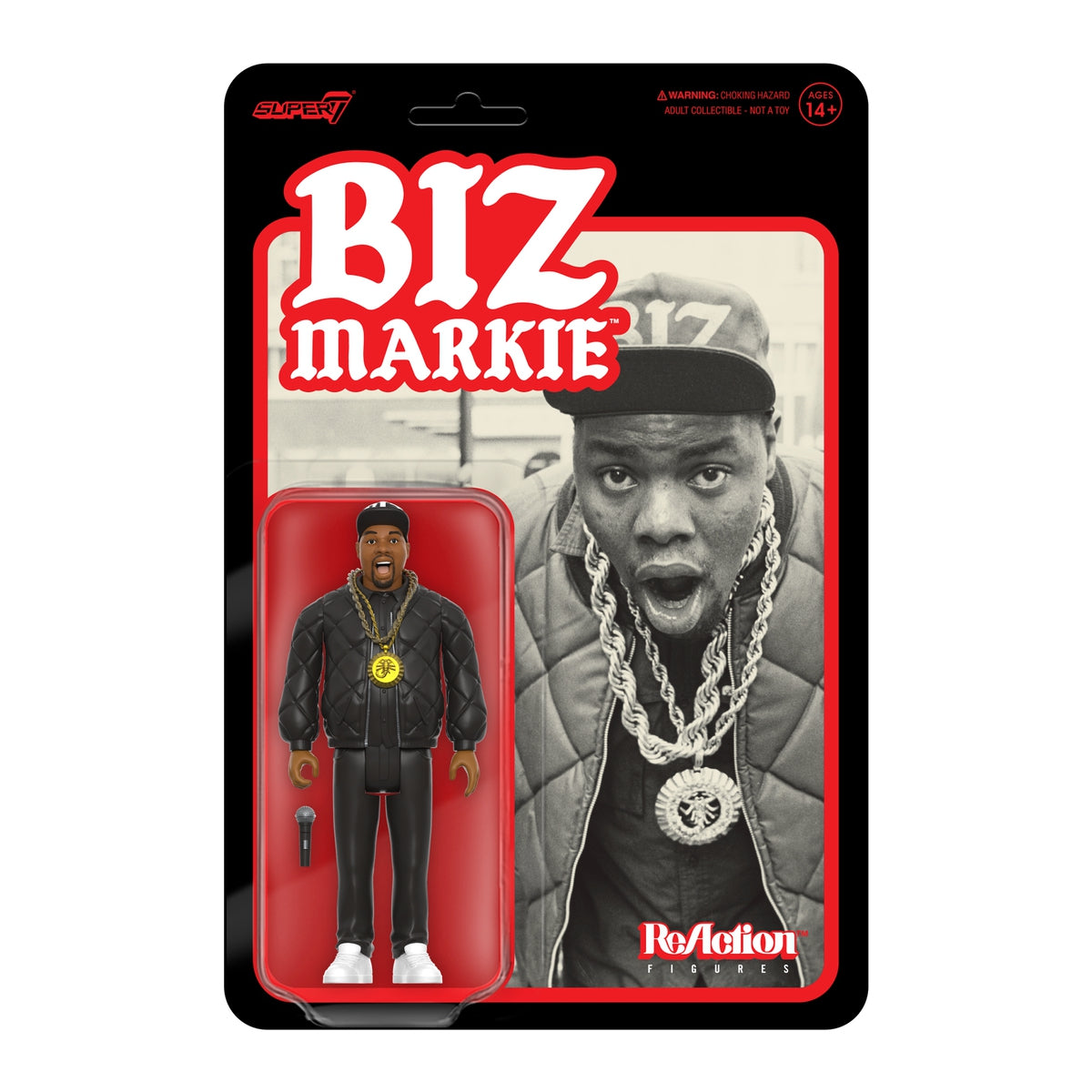 Super7 x BIZ MARKIE ReAction Figure