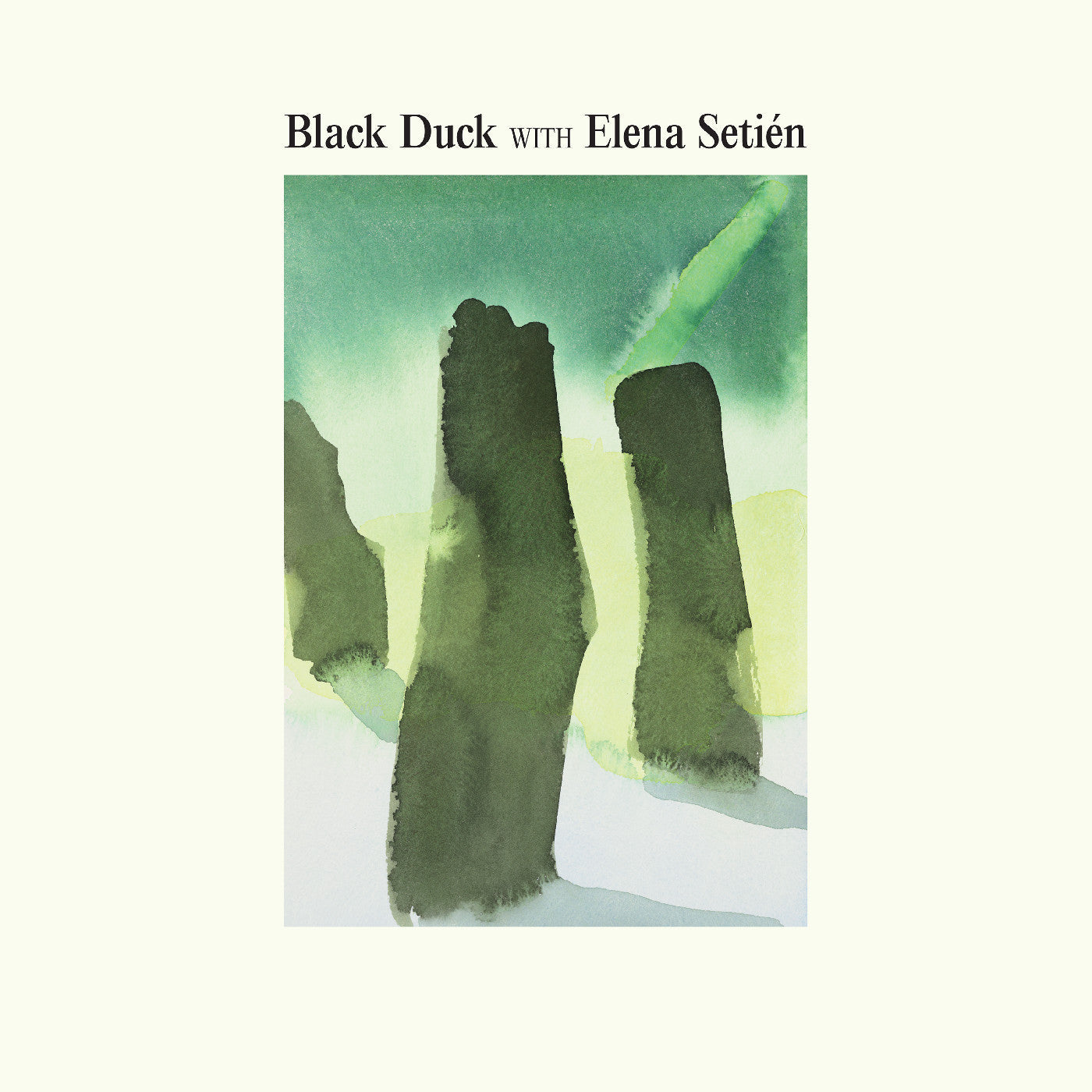 PRE-ORDER Black Duck With Elena Setién - Black Duck With Elena Setién (Indie Exclusive, Coke Bottle Clear Vinyl) [Vinyl]