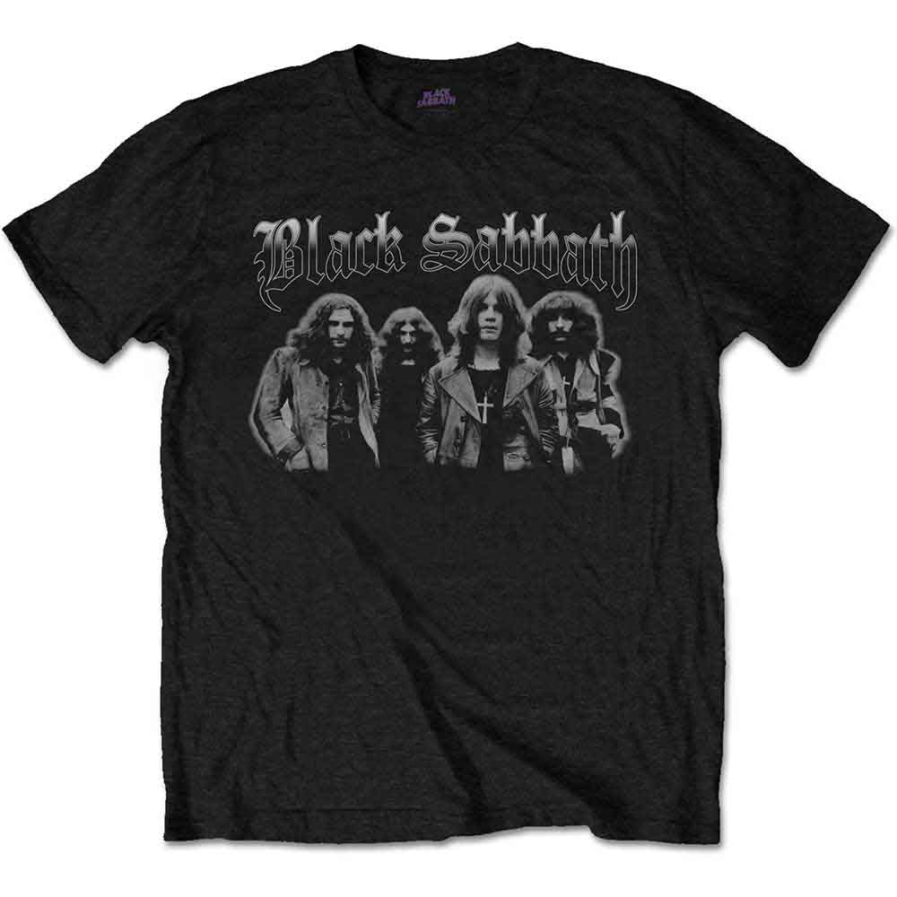 Black Sabbath Greyscale Group [T-Shirt] - Golden Apple Comics