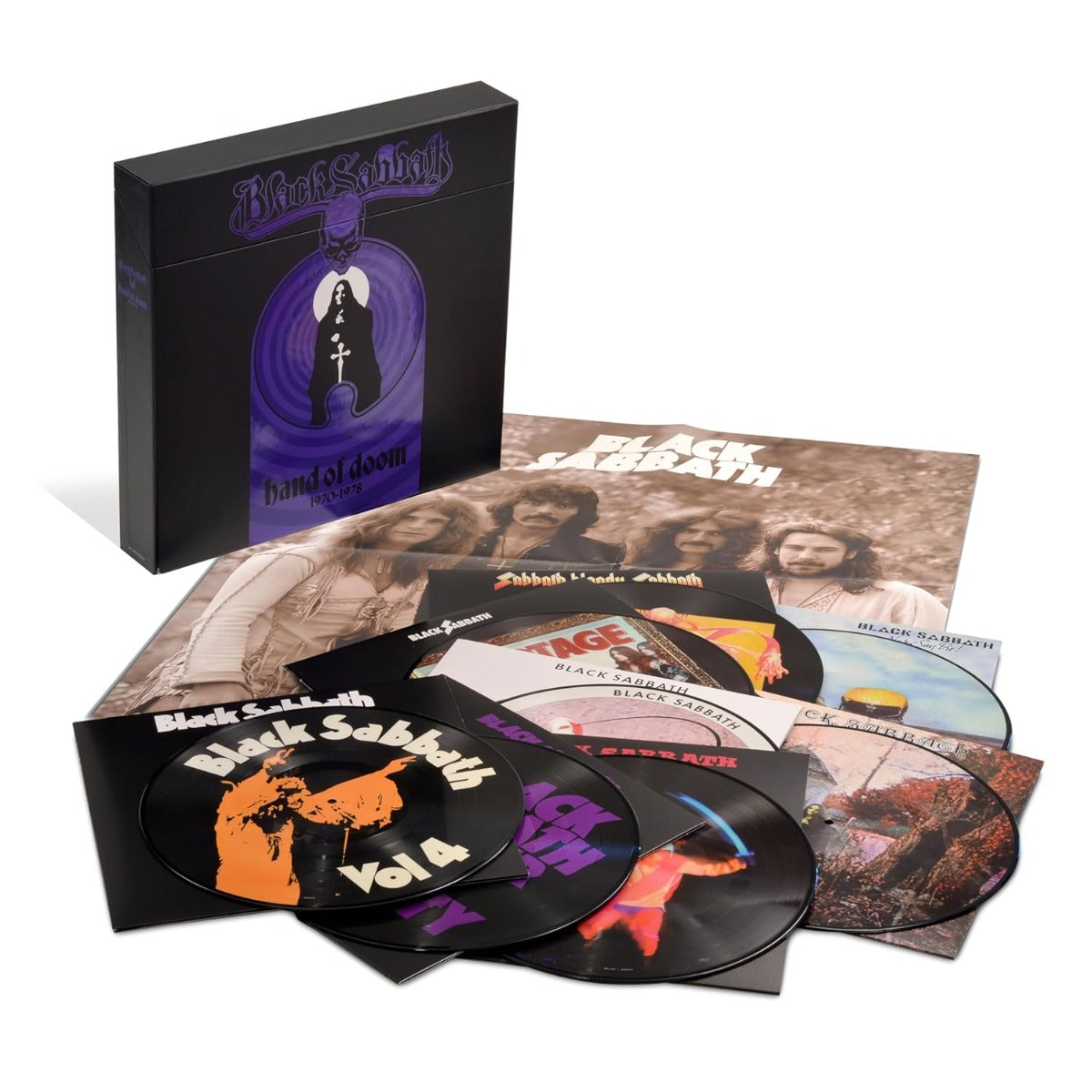 Black Sabbath Hand Of Doom 1970-1978 (The Picture Disc Collection) (Box Set) (8 Lp's) [Vinyl]