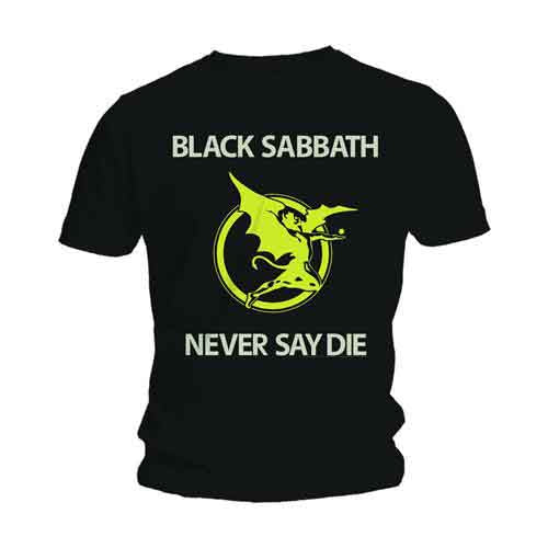 Black Sabbath Never Say Die [T-Shirt] - Golden Apple Comics