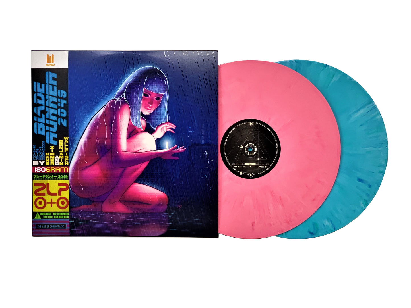 Blade Runner 2049 Motion Picture Soundtrack (Limited Edition Teal & Pink Colored Double LP)