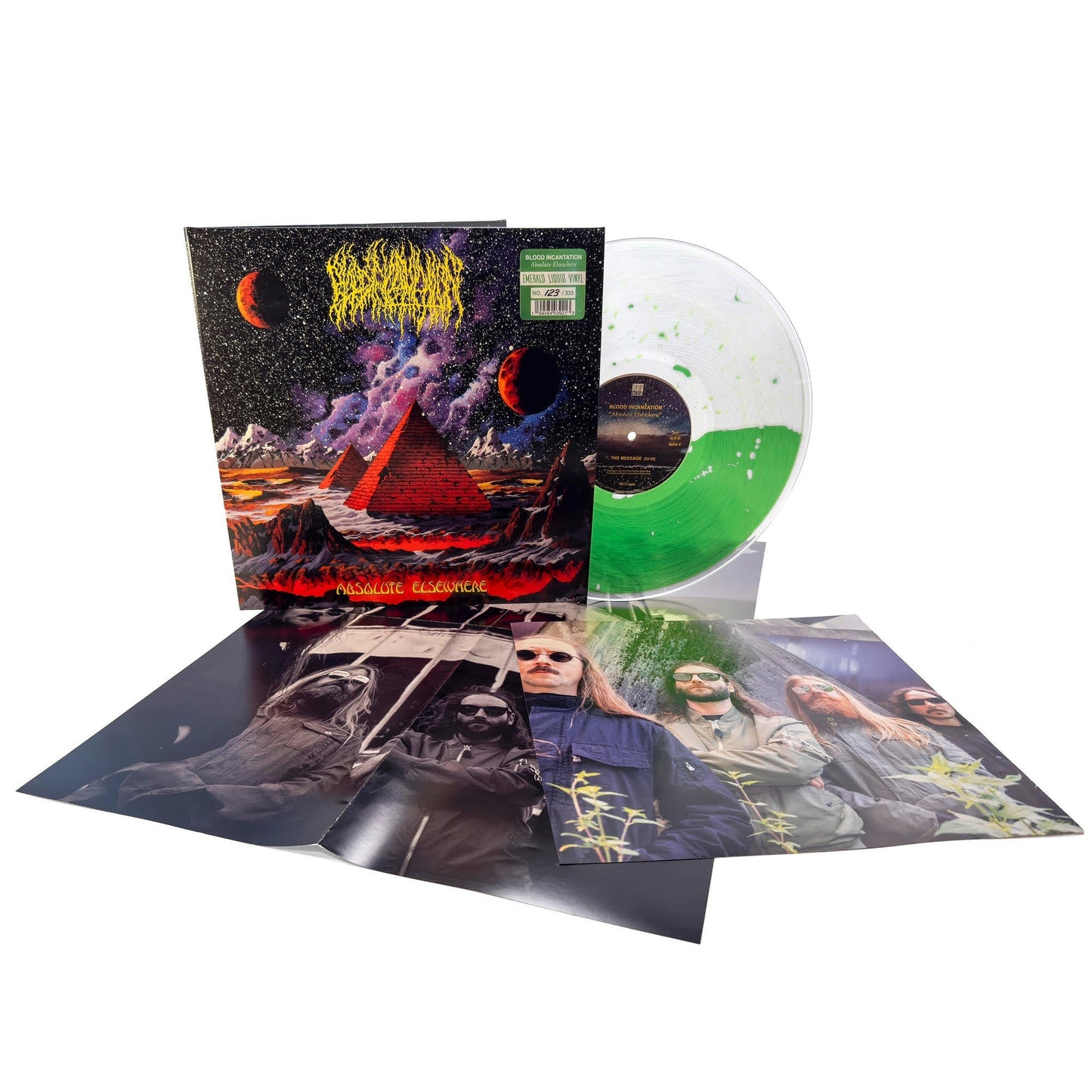 Blood Incantation - Absolute Elsewhere (Ltd. Deluxe) [Emerald Liquid Filled Vinyl] [Vinyl]