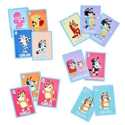 Bluey 5 in 1 Card Game Set