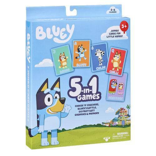 Bluey 5 in 1 Card Game Set