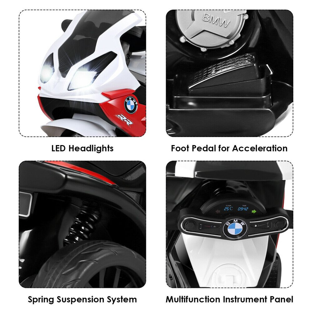 BMW Electric Motorcycle for Kids with Rechargeable Battery Included