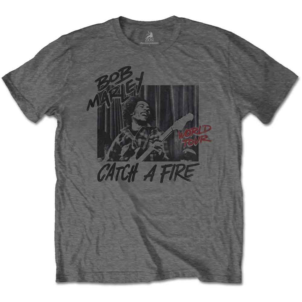 Bob Marley Catch A Fire World Tour [T-Shirt] - Golden Apple Comics