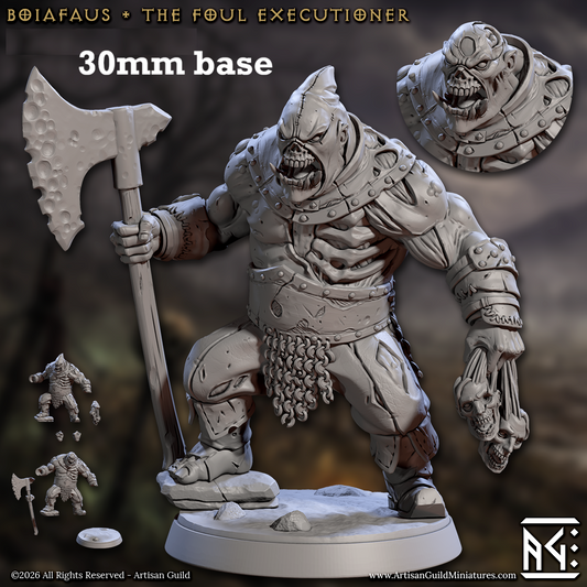 Boiafaus, the Foul Executioner (Male Half-Ogre Zombie) - Golden Apple Comics