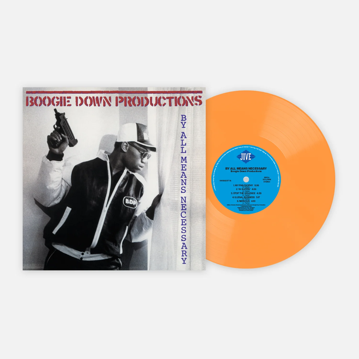 Boogie Down Productions By All Means Necessary (Limited Edition, Orange Colored Vinyl) [Vinyl]