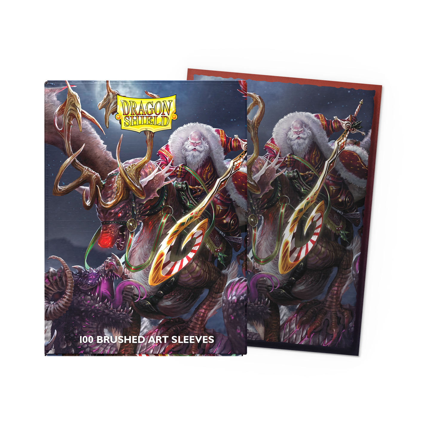 Dragon Shield Brushed Art Sleeves - Christmas 2022 Art