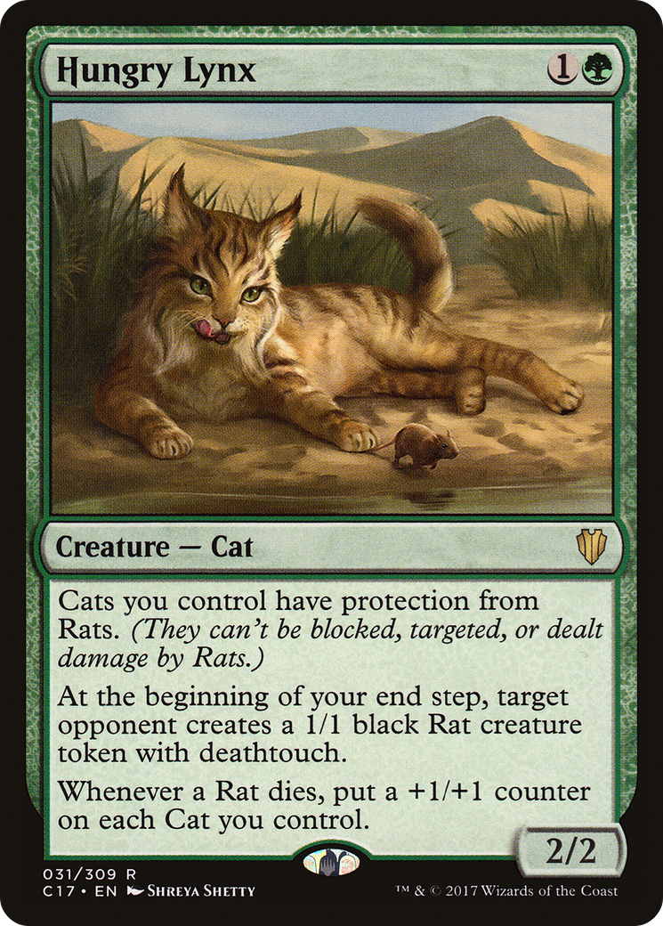 Hungry Lynx (C17-031) - Commander 2017