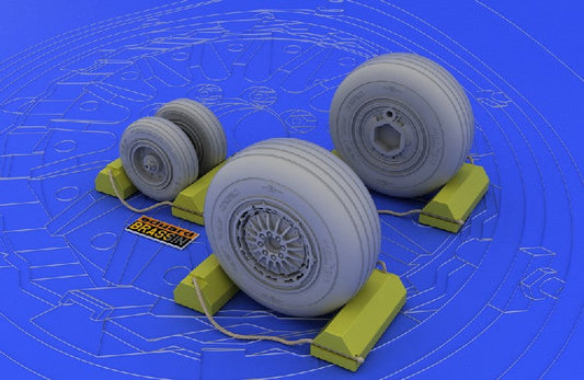 Eduard 632005 1/32 Aircraft- F4C/D/E/F/G Wheels for TAM (Resin)