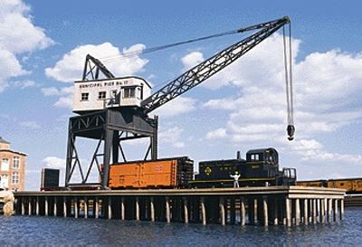 Walthers Cornerstone 933-3067 HO Scale Pier & Traveling Crane -- Kit - Golden Apple Comics
