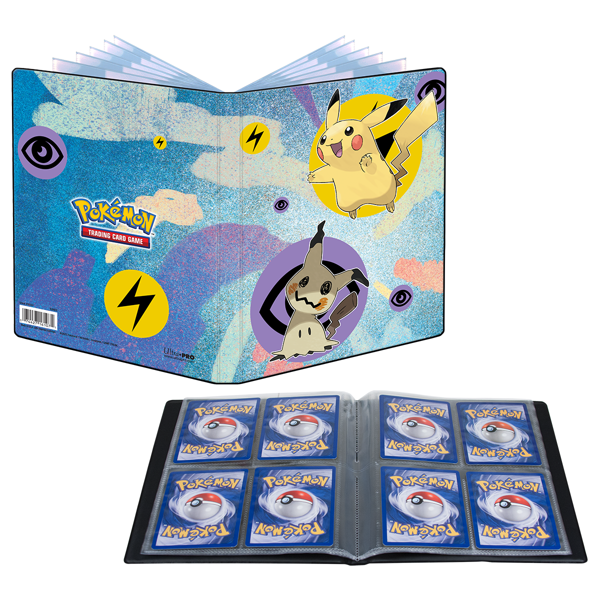 Ultra PRO: 4-Pocket Portfolio - Pokemon (Pikachu & Mimikyu)